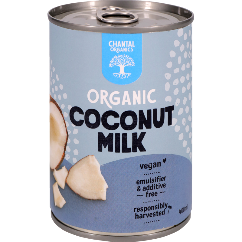 CHANTAL ORGANIC COCONUT MILK CAN 400ML
