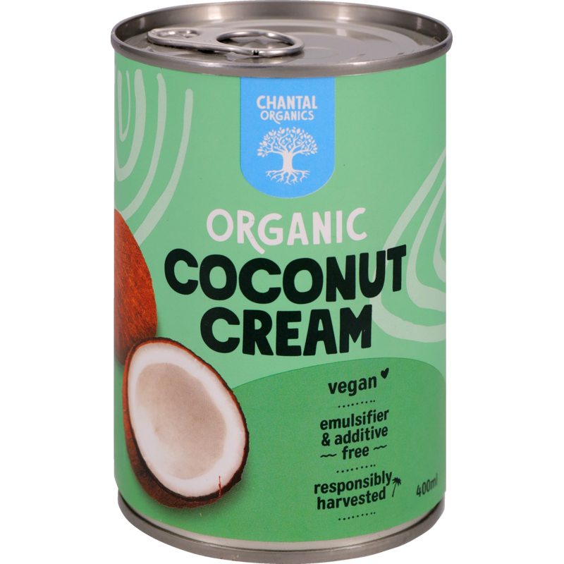 CHANTAL ORGANIC COCONUT CREAM CAN 400ML