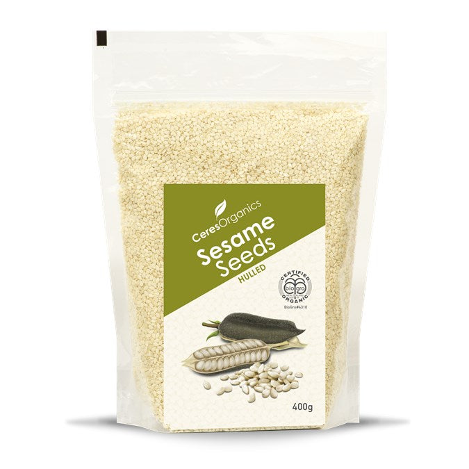 CERES ORGANIC BIO SESAME SEED HULLED 400G