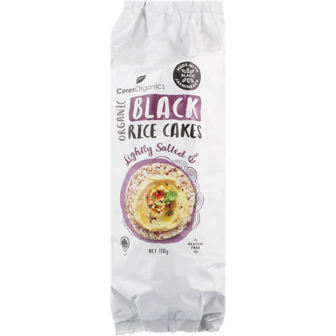 CE BLACK RICE CAKES 110G
