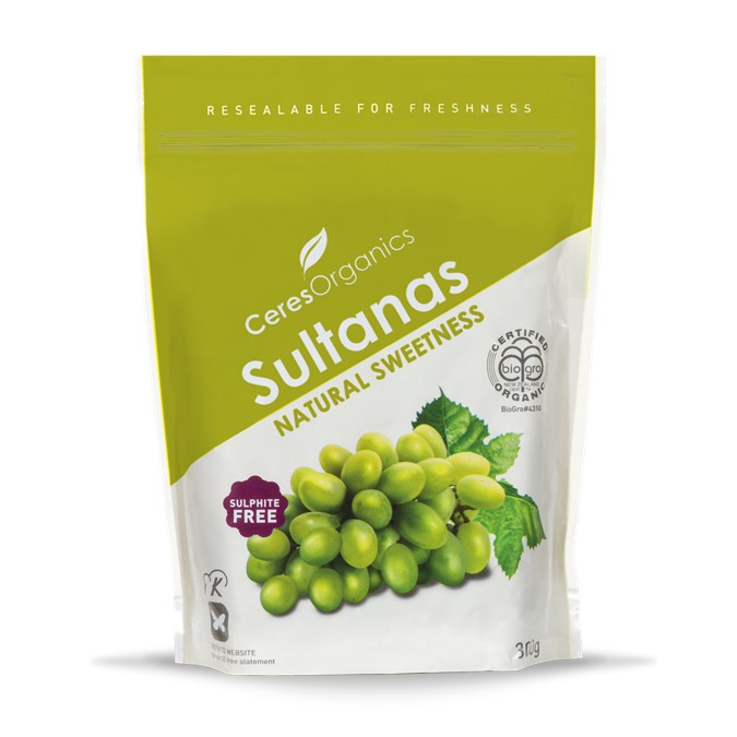 CERES BIO ORGANIC SULTANAS 300G