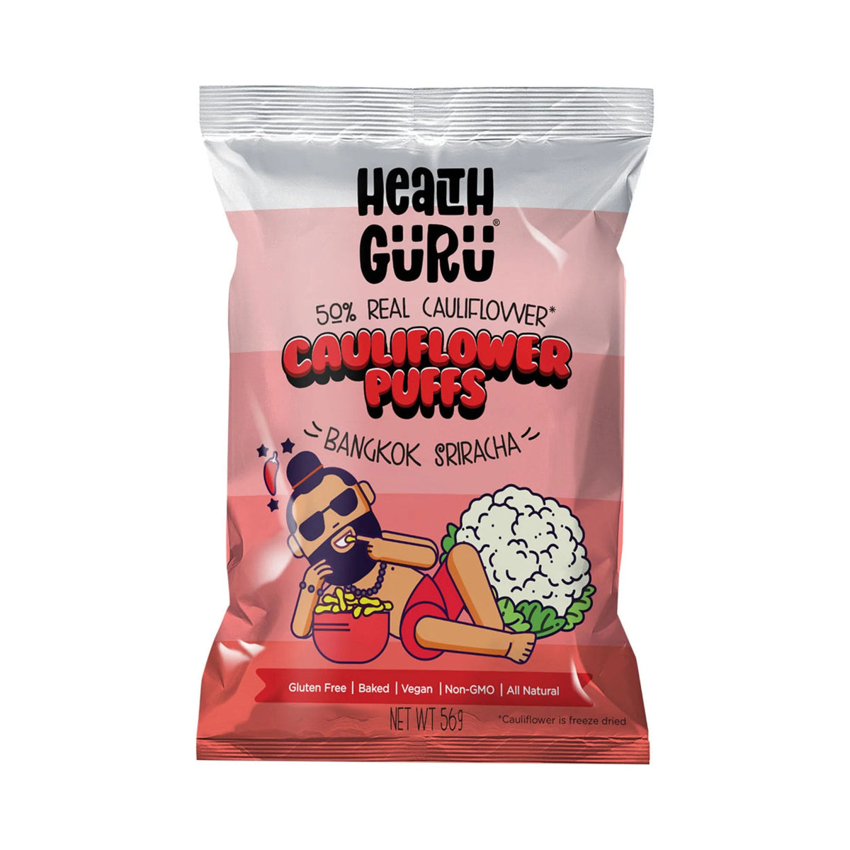 HEALTH GURU SRIRACHA PUFFS 56G