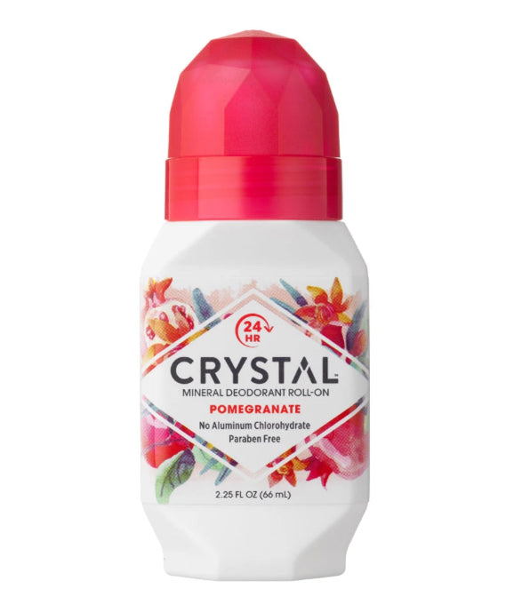 CRYSTAL ESSENCE ROLL ON DEODORANT POMEGRANATE 66ML
