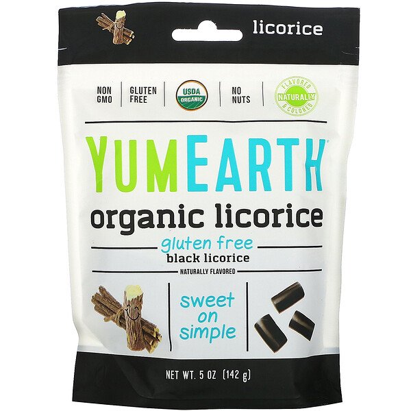 YUM EARTH GLUTEN FREE LICORICE 142G