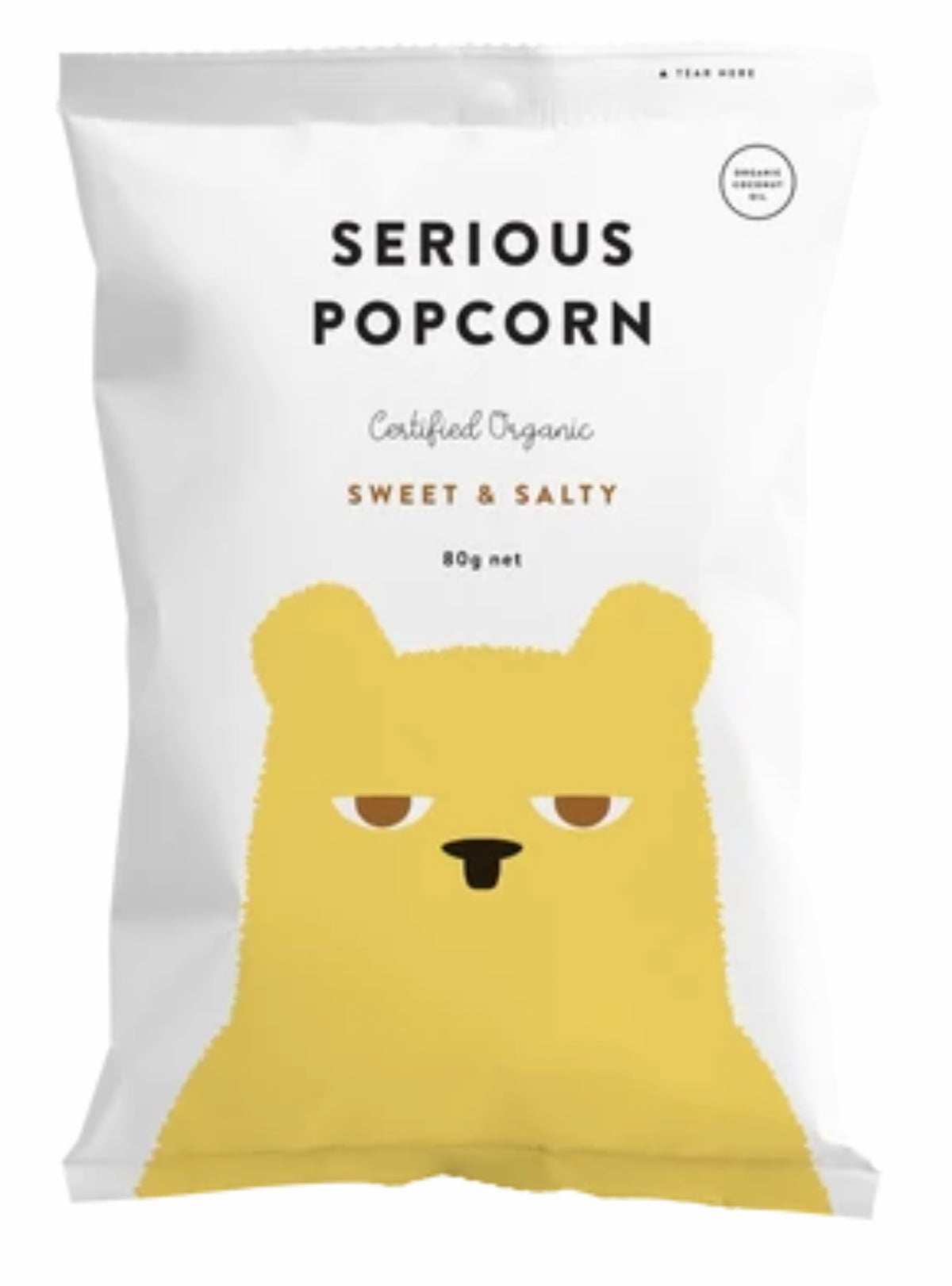 SERIOUS FOODS POPCORN SWEET SALTY 80G