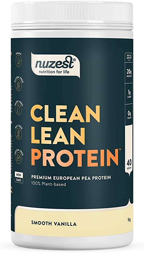 NUZEST CLEAN LEAN PROTEIN POWDER VANILLA 1KG