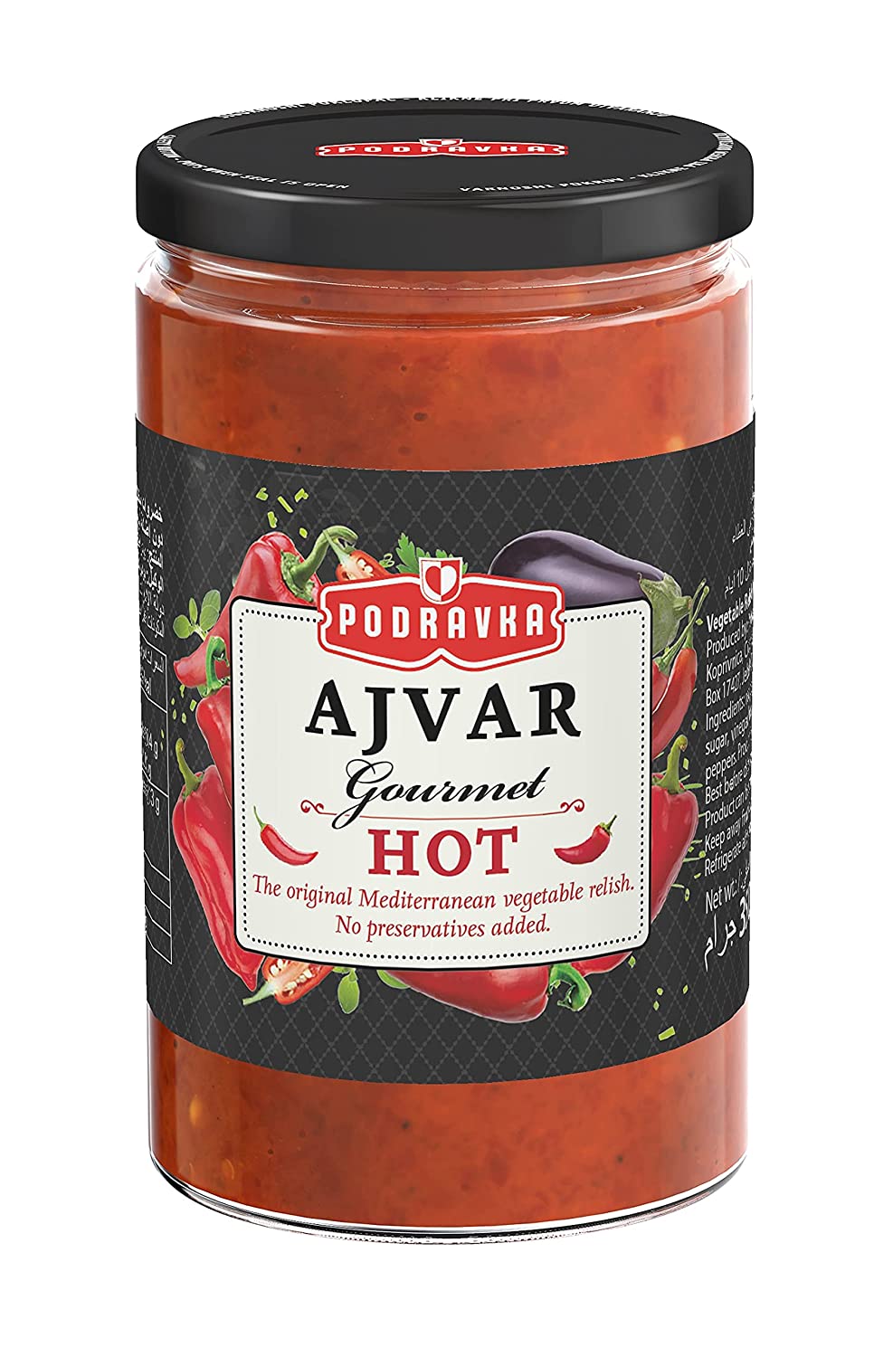 PODRAVKA AJVAR HOT SAUCE 350G