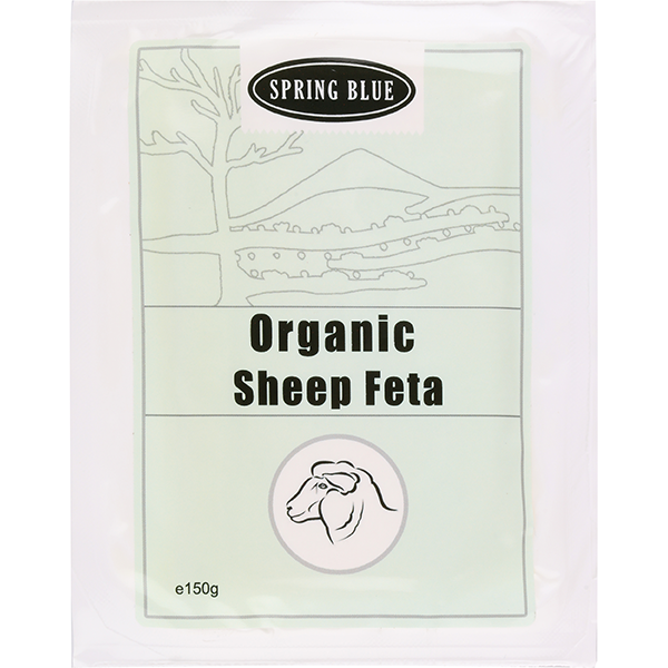 SPRING BLUE ORGANIC SHEEP FETA 150G