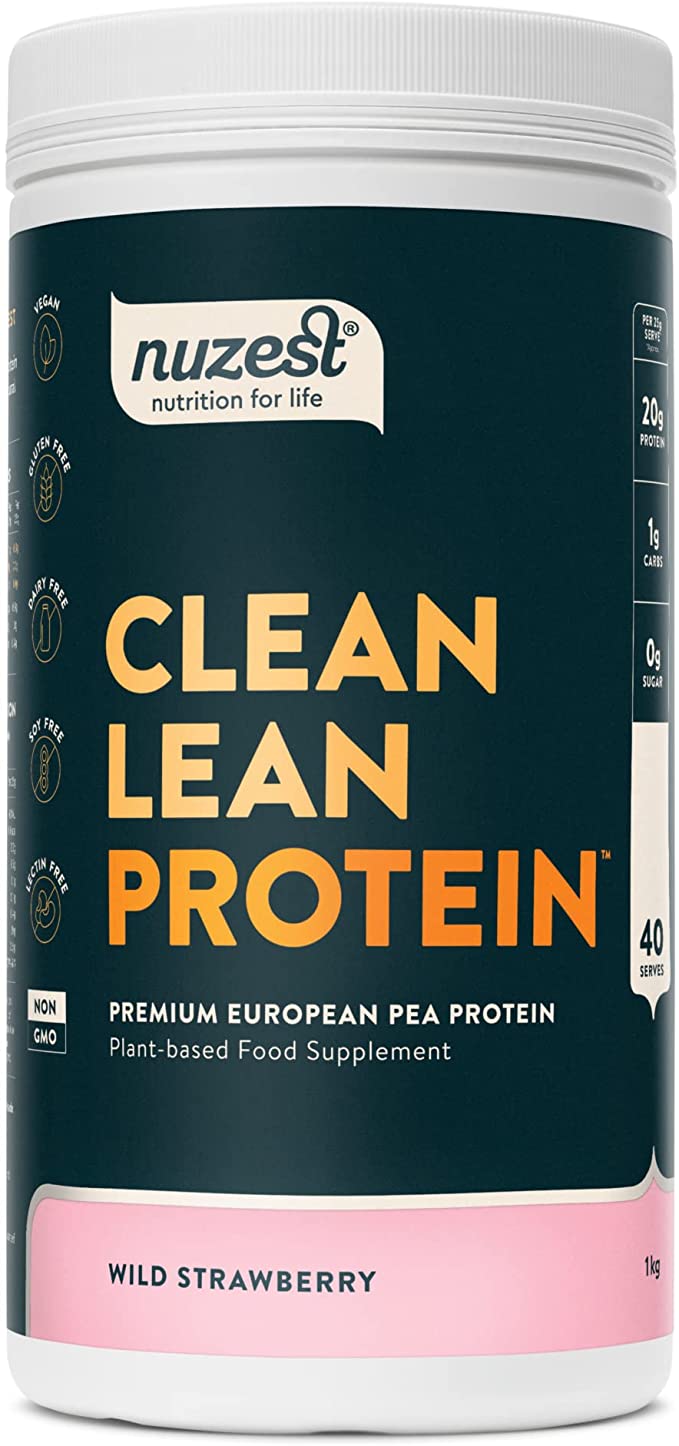 NUZEST CLEAN LEAN PROTEIN POWDER STRAWBERRY 1KG