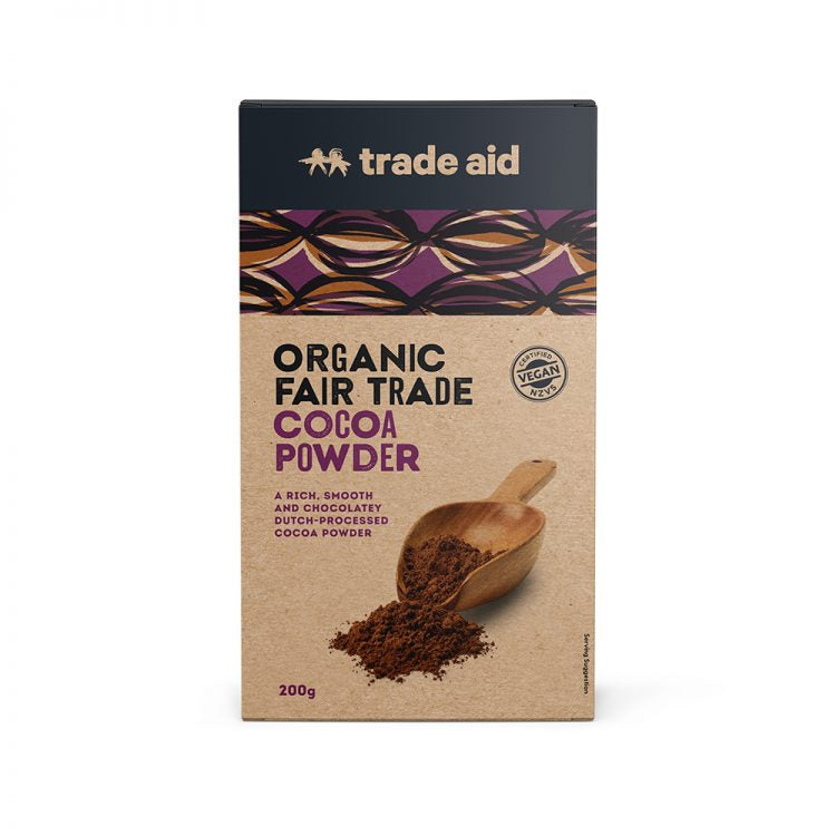 TRADE AID ORGANIC COCOA POWDER 200G