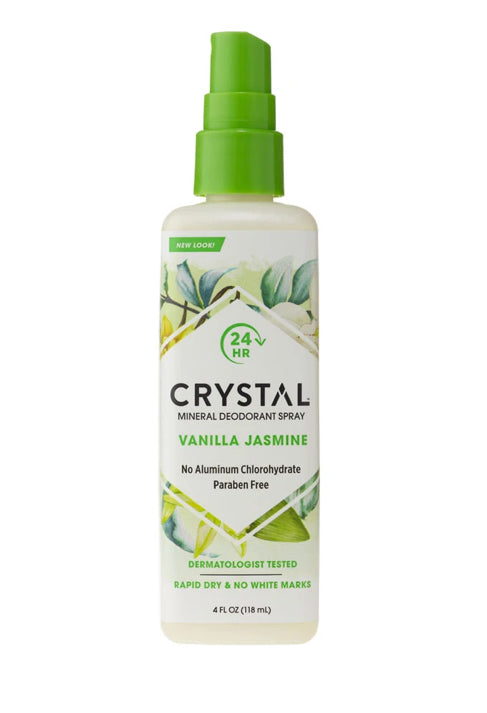CRYSTAL ESSENCE DEODORANT SPRAY VANILLA JASMINE 118ML