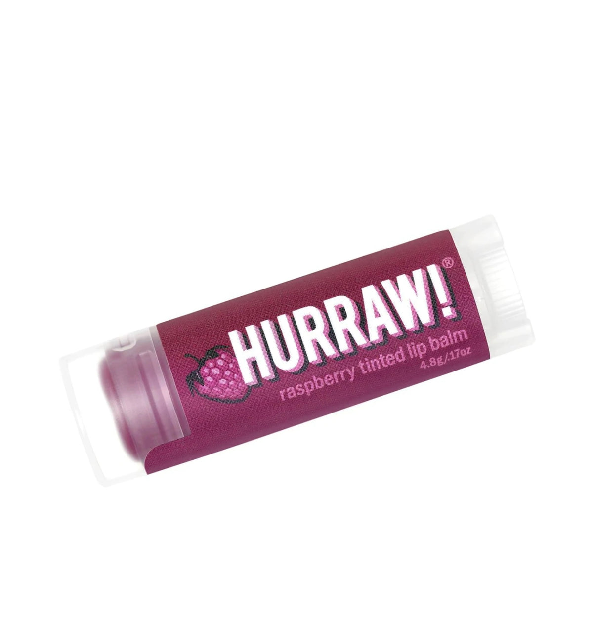 HURRAW TINTED RASPBERRY LIP BALM 4.3G