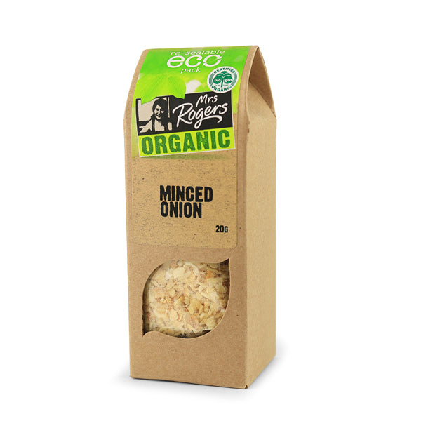 MRS ROGERS ORGANIC ONION MINCED 20G