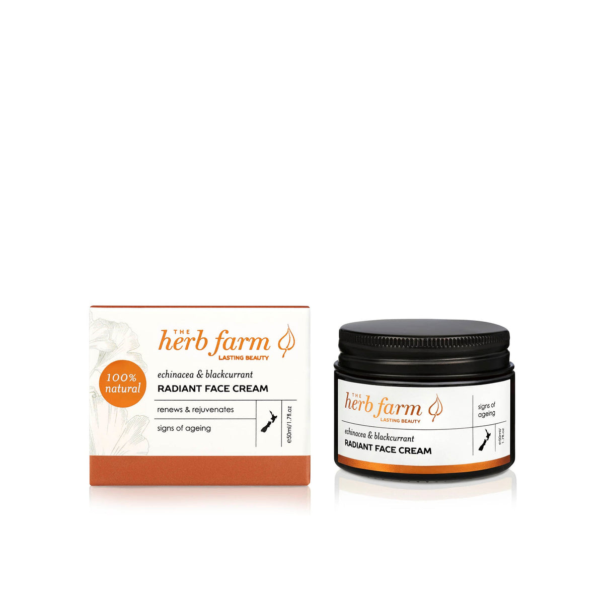 HERB FARM ECHINACEA BLACKCURRANT RADIANT FACE CREAM 50ML
