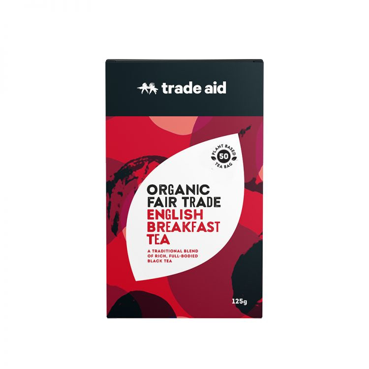 TRADE AID ORGANIC ENGLISH BREAKFAST TEA 50 BAGS