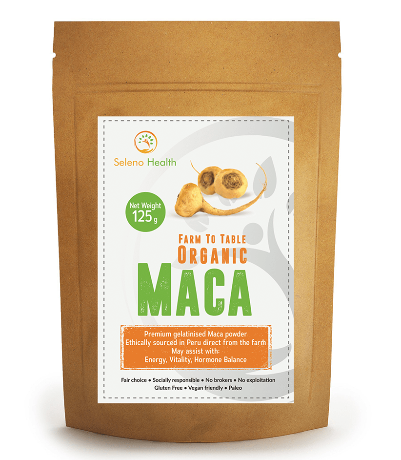 SELENO HEALTH ORGANIC MACA 125G