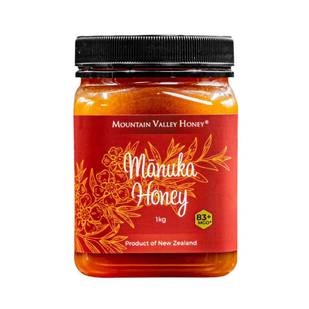 MOUNTAIN VALLEY HONEY MANUKA 1KG MGO83