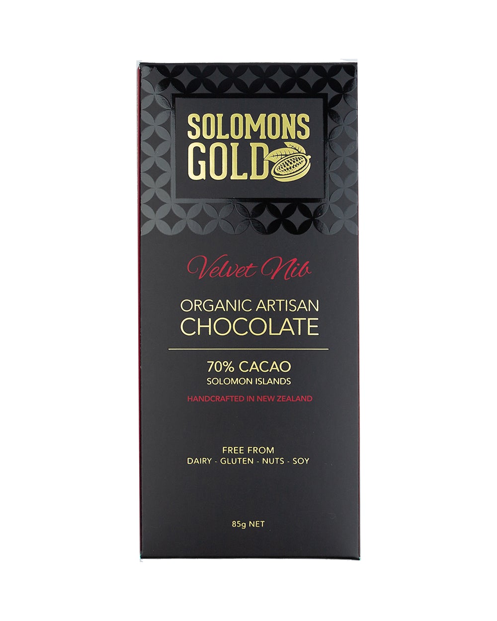 SOLOMANS GOLD VELVET NIB 70% DARK 85G