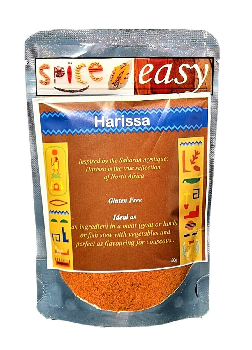 SPICE N EASY HARISSA SPICE BLEND 50G Simply Organic NZ