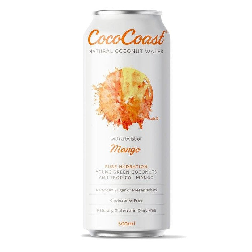 COCO COAST MANGO COCONUT WATER 500ML