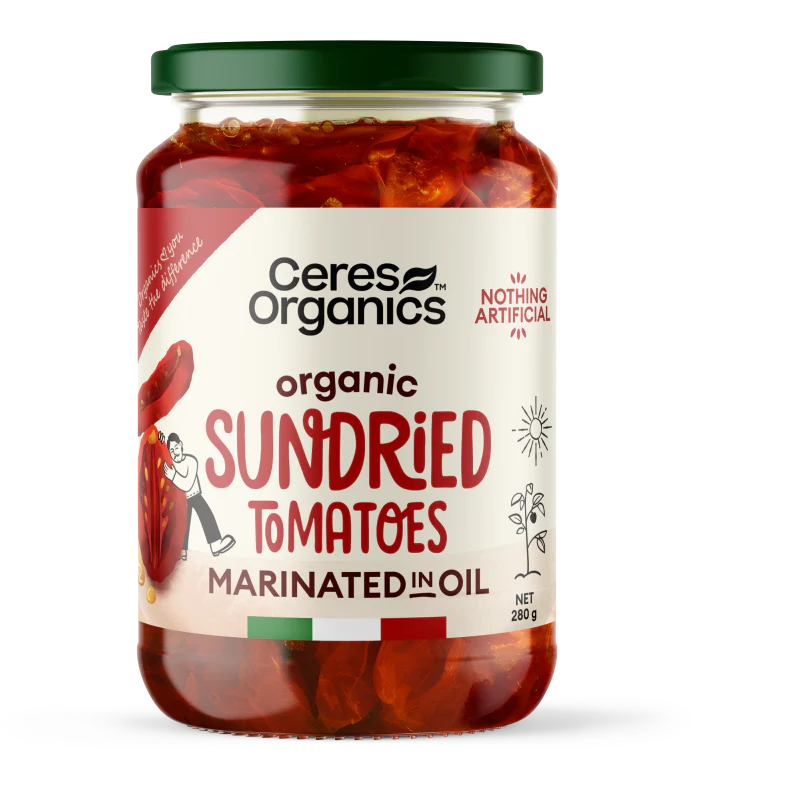 CERES BIO SUNDRIED TOMATOES IN OIL 280G
