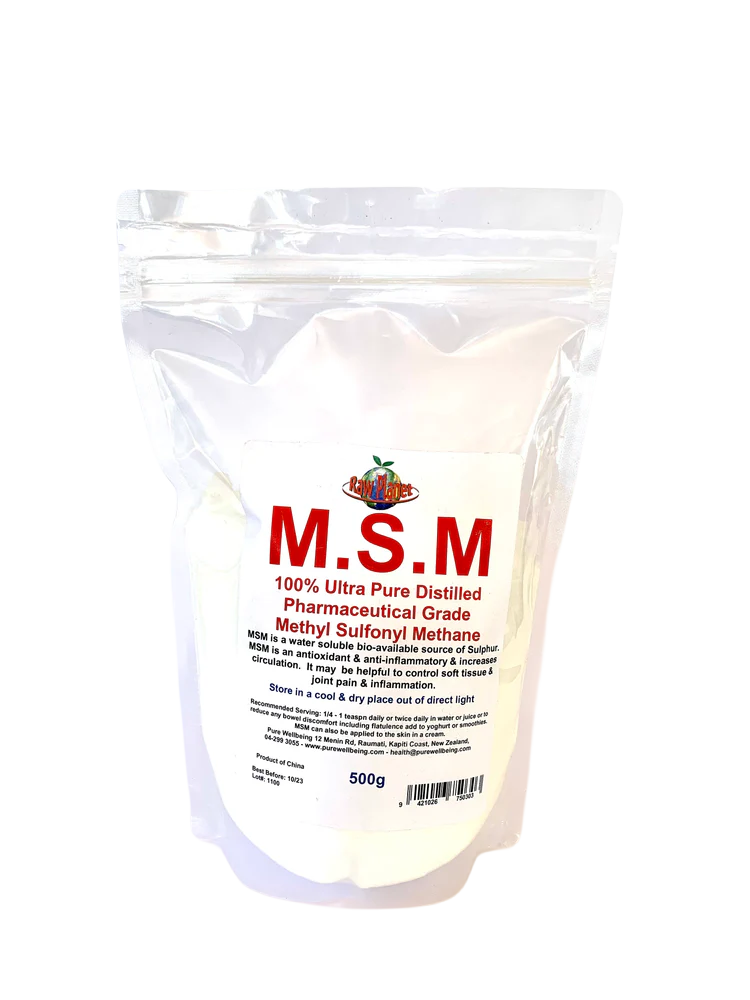 RAW PLANET MSM POWDER 500G