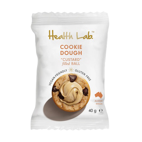 HEALTH LAB COOKIE DOUGH CUSTARD FILLED BALLS SINGLE 40G
