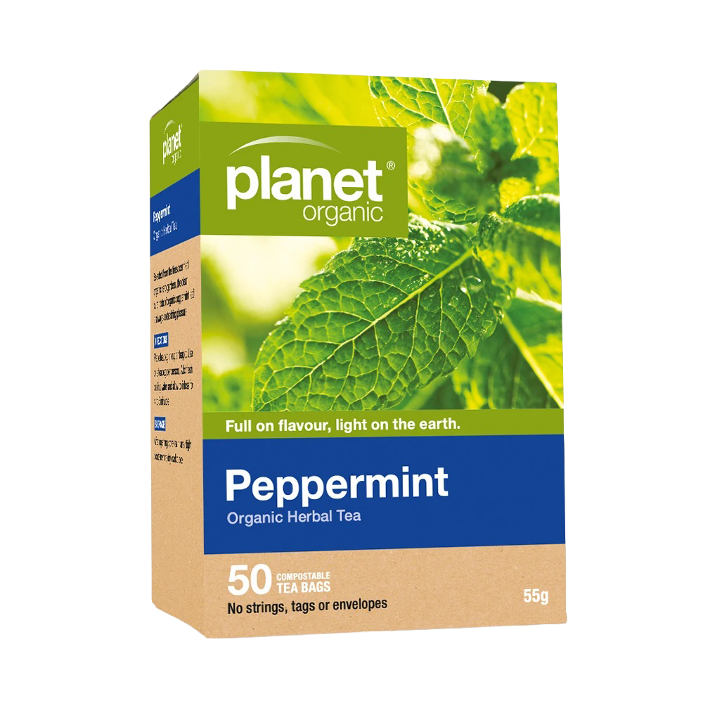 PLANET ORGANIC PEPPERMINT TEA 25 BAGS