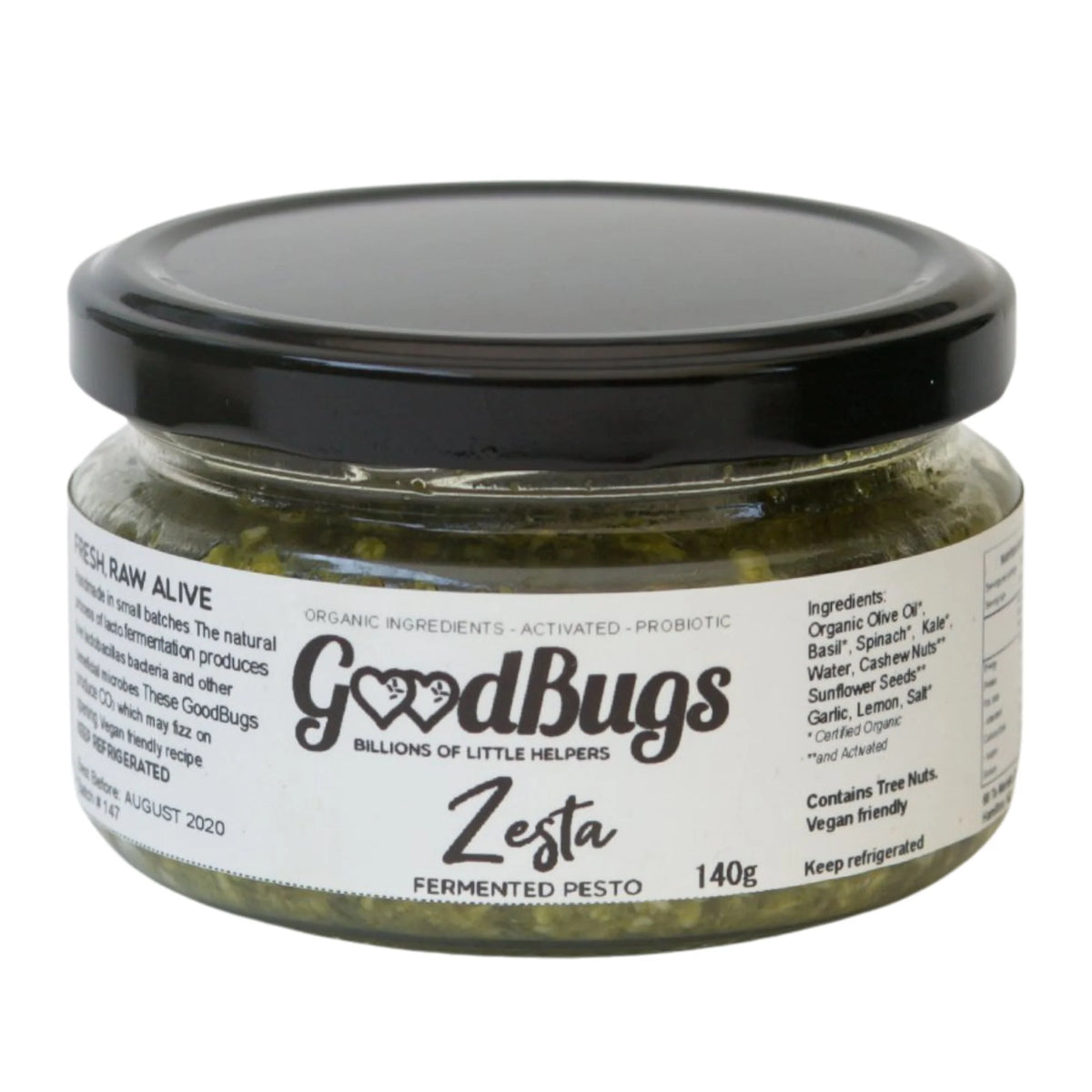 GOOD BUGS FERMENTED PESTO 140G