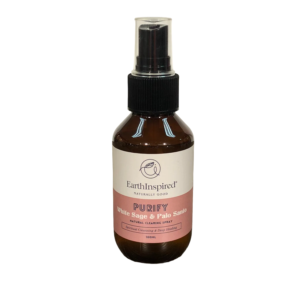 EARTH INSPIRED PALO SANTO & WHITE SAGE CLEARING SPRAY 100M