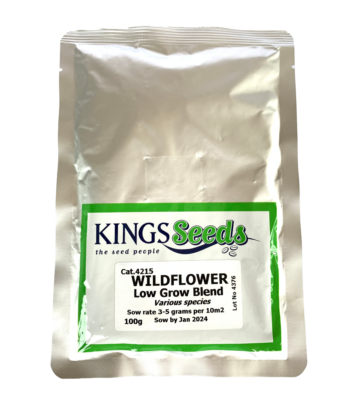 KINGS SEEDS WILDFLOWER LOW GROW BLEND 100G