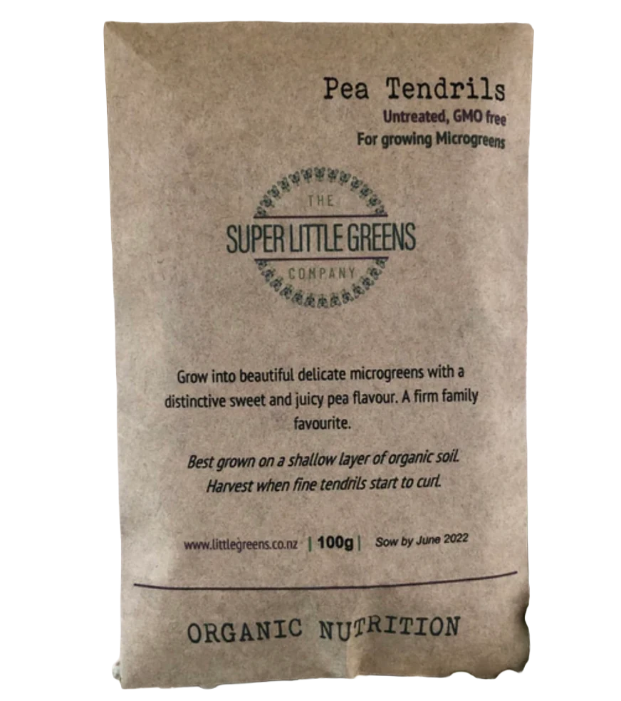 SUPER LITTLE GREENS SPROUTING PEA TENDRIL SPROUTING SEEDS 100G