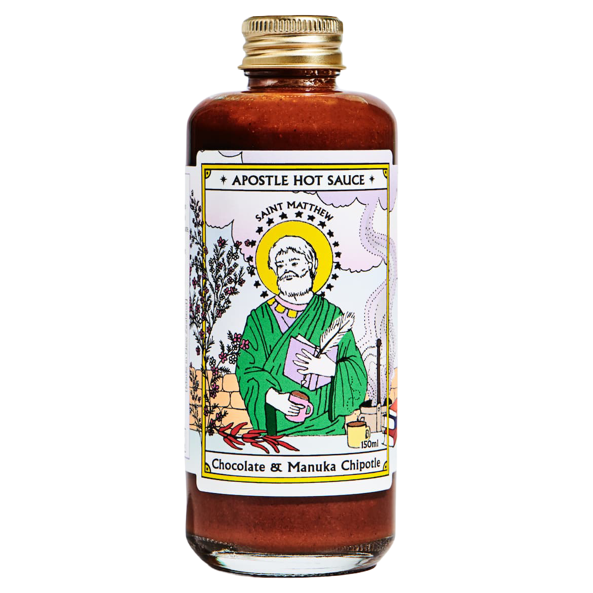 APOSTLE HOT SAUCE CHOCOLATE MANUKA CHIPOTLE 150ML