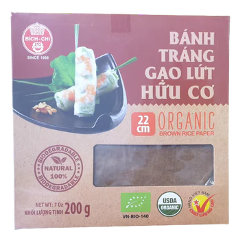 BICH CHI ORGANIC BROWN RICE PAPER 200G
