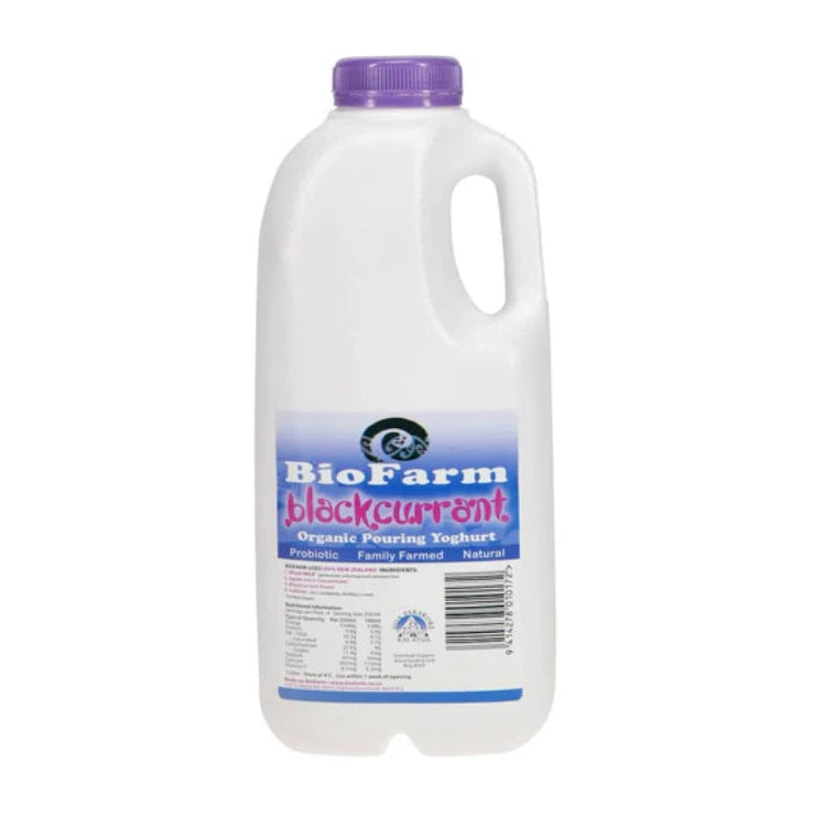BIOFARM BLACKCURRANT YOGHURT 1L