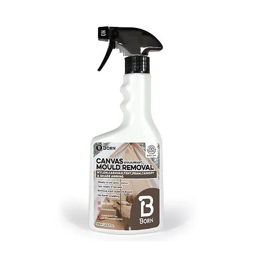 tent mould remover BORN CANVAS MOULD REMOVER SPRAY 500ML – Simply Organic NZ