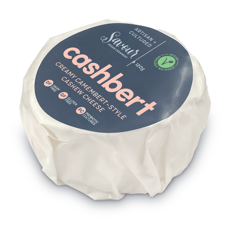 SAVOUR CASHBERT VEGAN CHEESE 120G