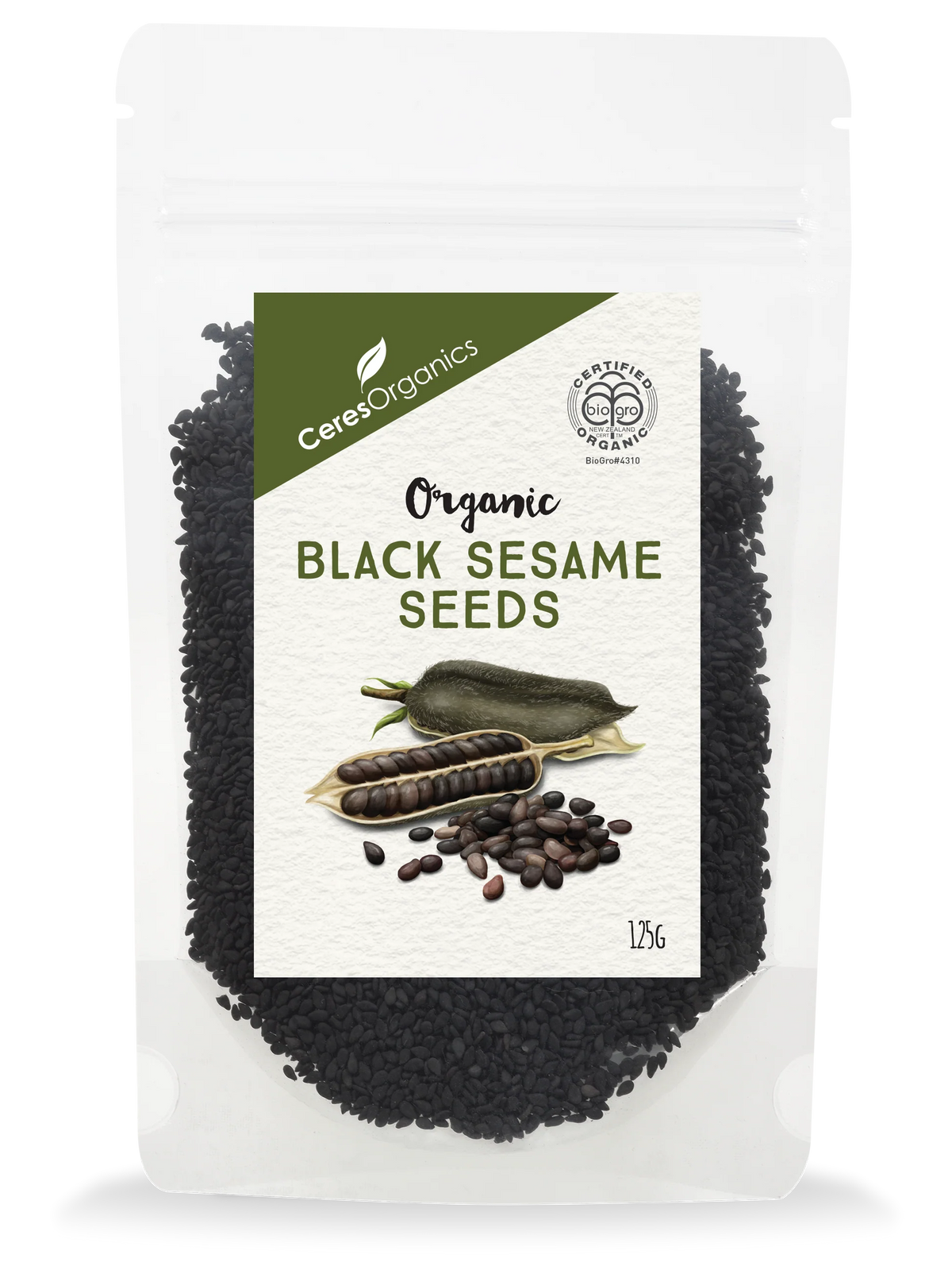 CERES BIO BLACK SESAME SEEDS 125G