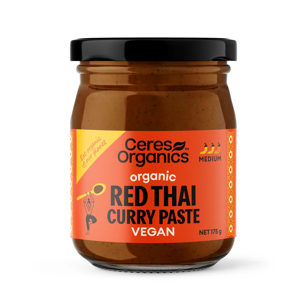 CERES ORGANIC BIO THAI RED CURRY PASTE 175G