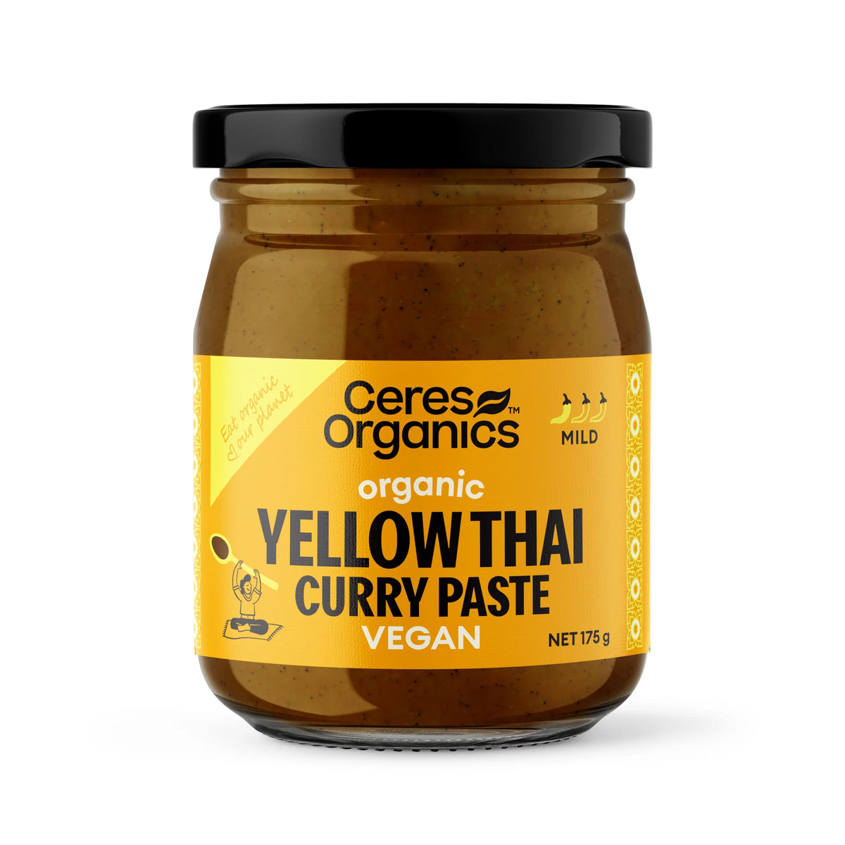 CERES ORGANIC BIO THAI YELLOW CURRY PASTE 175G