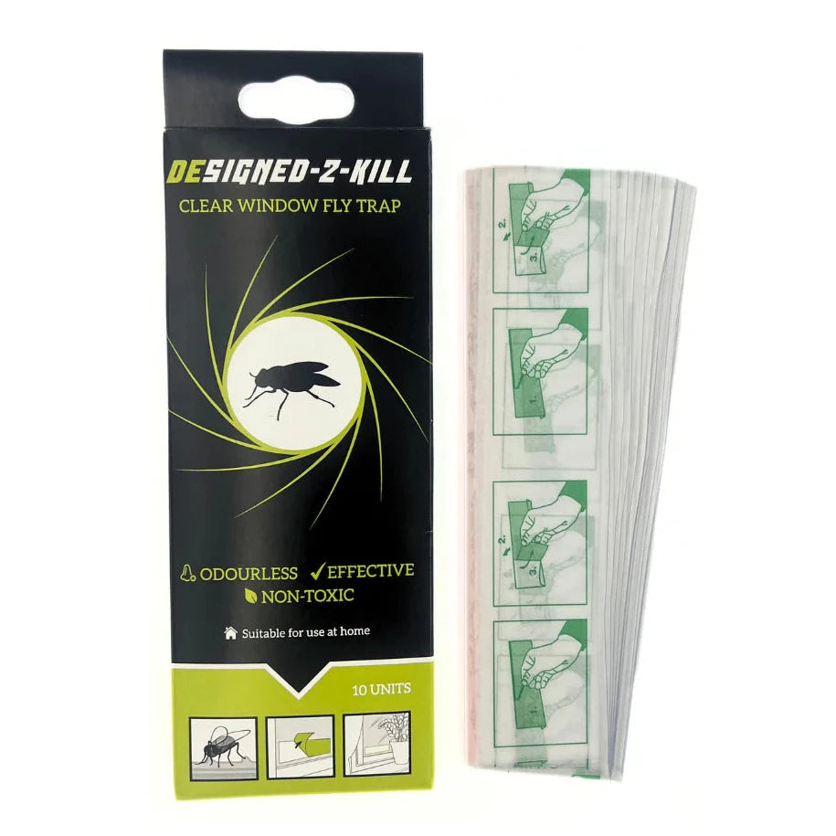 DESIGNED 2 KILL WINDOW FLY TRAP 10 PACK