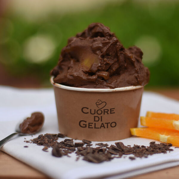 CUORE DI GELATO VEGAN CHOCOLATE ORANGE GELATO 473ML