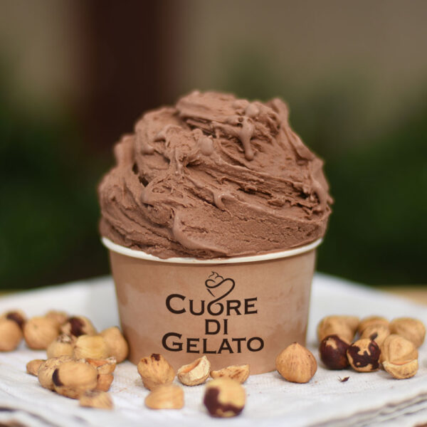 CUORE DI GELATO CHOCOLATE HAZELNUT GELATO 473ML