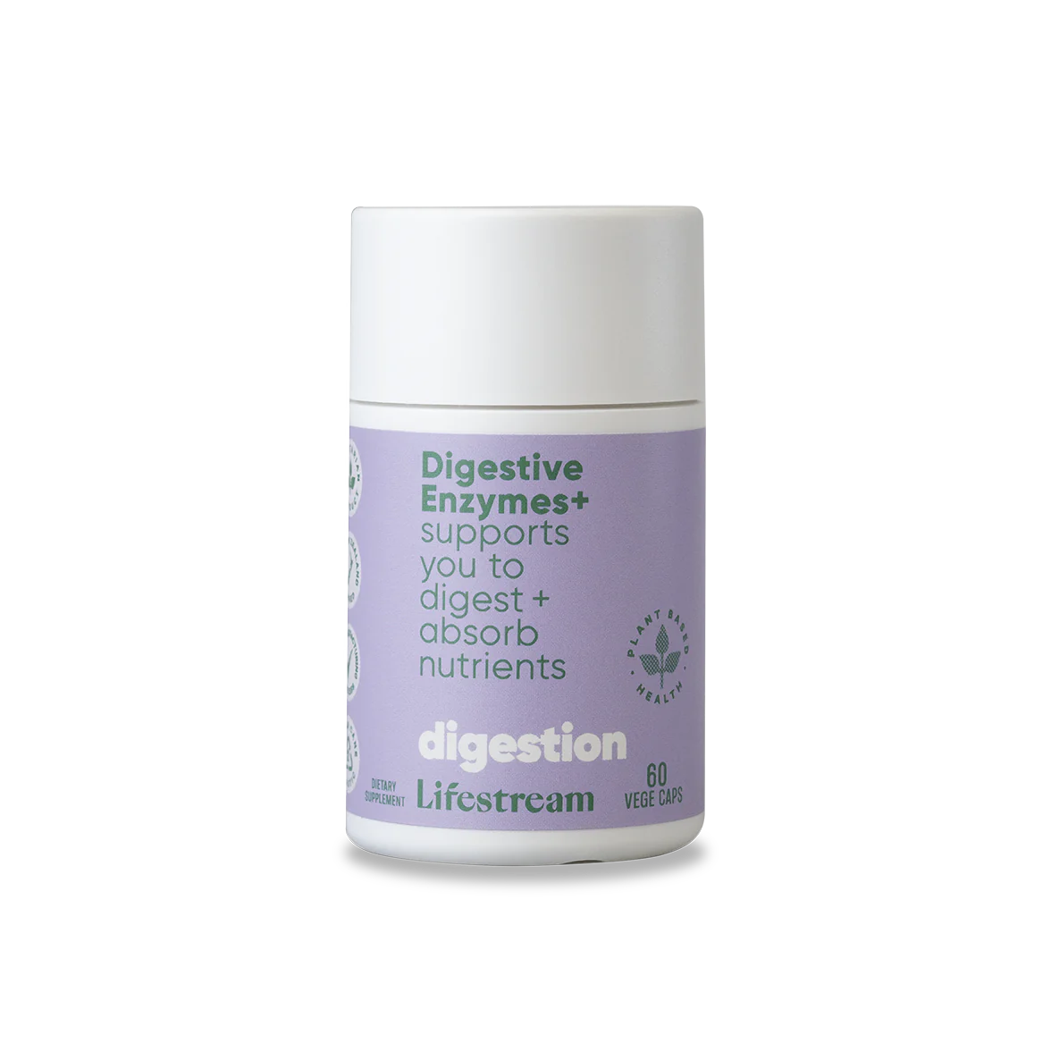 LIFESTREAM DIGESTIVE ENZYMES 60 CAPS
