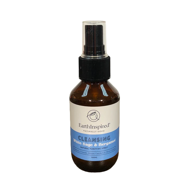 EARTH INSPIRED CLEANSING SPRAY WHITE SAGE & BERGAMOT 100ML