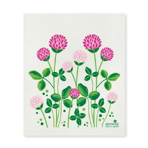 FLORENCE DISH CLOTH RED CLOVER