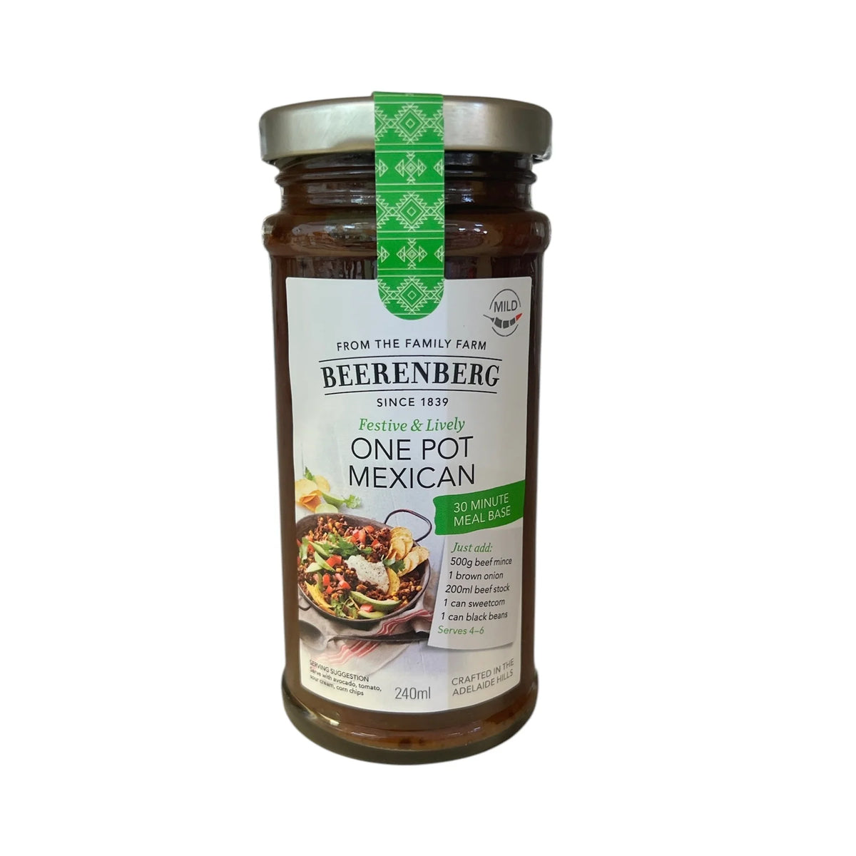 BEERENBERG MEXICAN ONE POT BASE SAUCE 240ML
