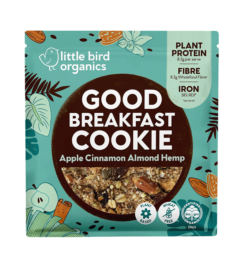 LITTLE BIRD BREAKFAST COOKIE APPLE & CINNAMON 70G