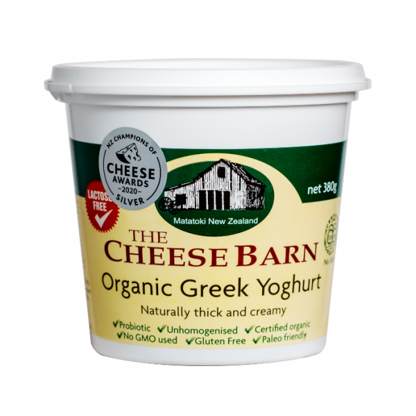 THE CHEESE BARN LACTOSE FREE GREEK YOGHURT 380G