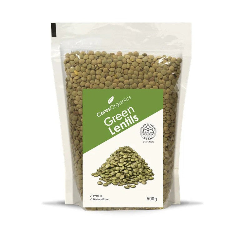 CERES BIO LENTILS GREEN 500G